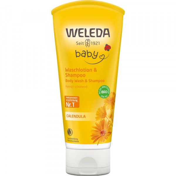 Abbildung für Weleda Baby Waschlotion & Shampoo Calendula - milde Reinigung 