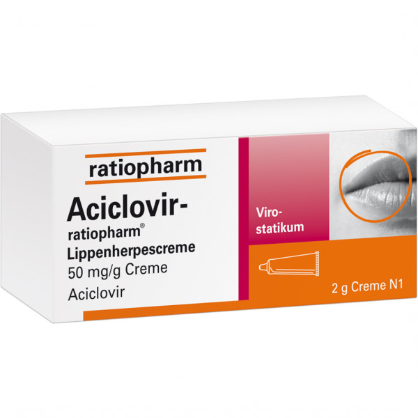 Abbildung für ACICLOVIR-ratiopharm Lippenherpescreme