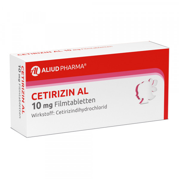 Abbildung für Cetirizin AL 10 mg Filmtabletten bei Heuschnupfen