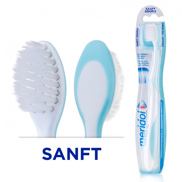 Abbildung für meridol Zahnbürste Zahnfleischschutz mit sanften Borsten