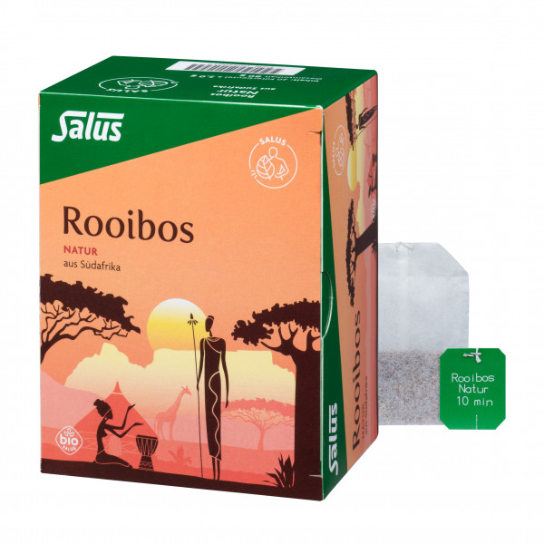 Abbildung für ROOIBOS TEE Natur Kräutertee Bio Salus Filterbeut.