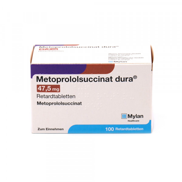 Abbildung für METOPROLOLSUCCINAT dura 47,5mg Retardtabletten