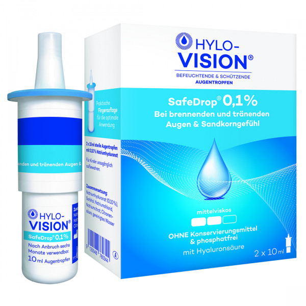 Abbildung für HYLO-VISION SafeDrop 0,1% Augentropfen