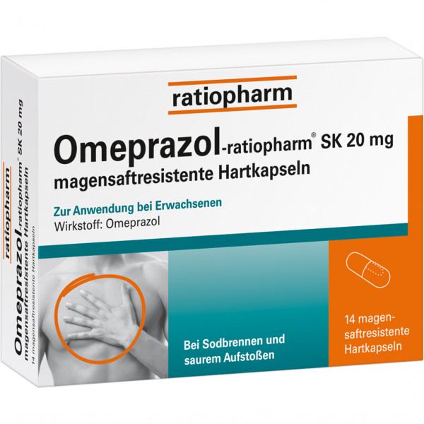 Abbildung für OMEPRAZOL-ratiopharm SK 20 mg magensaftr.Hartkaps.