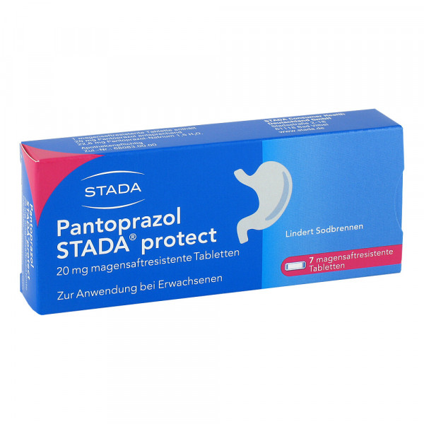 Abbildung für PANTOPRAZOL STADA protect 20 mg magensaftres.Tabl.