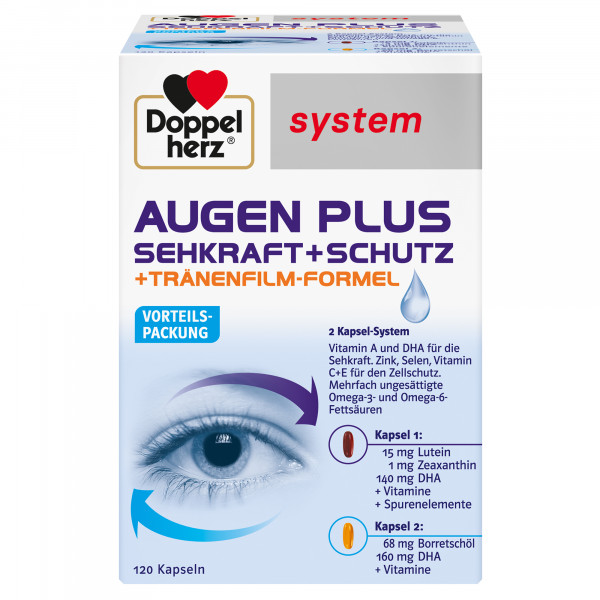 Abbildung für DOPPELHERZ Augen plus Sehkraft+Schutz system Kaps.