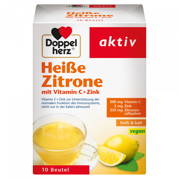 Abbildung für DOPPELHERZ heiße Zitrone Vitamin C+Zink Granulat