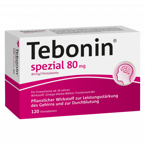 Abbildung für TEBONIN spezial 80 mg Filmtabletten