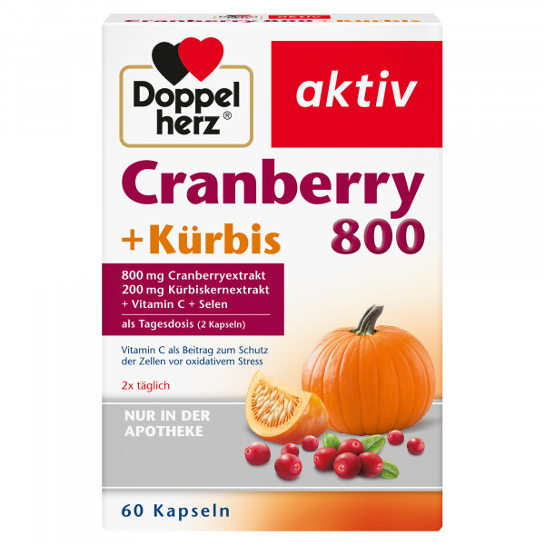 Abbildung für DOPPELHERZ Cranberry+Kürbis Kapseln
