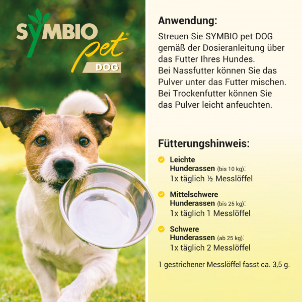 Abbildung für SYMBIOPET dog Ergänzungsfutterm.Pulver f.Hunde