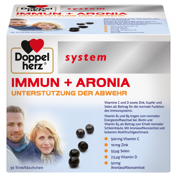 Abbildung für DOPPELHERZ Immun+Aronia system Ampullen