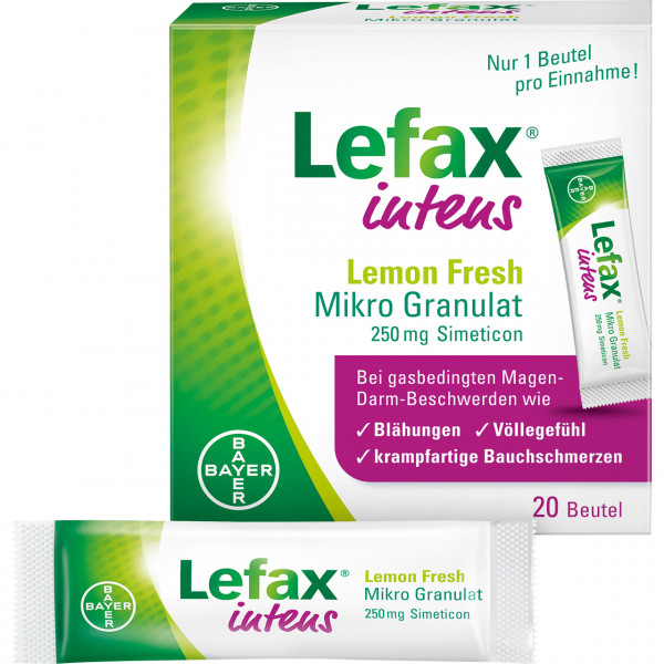 Abbildung für LEFAX intens Lemon Fresh Mikro Granul.250 mg Sim.