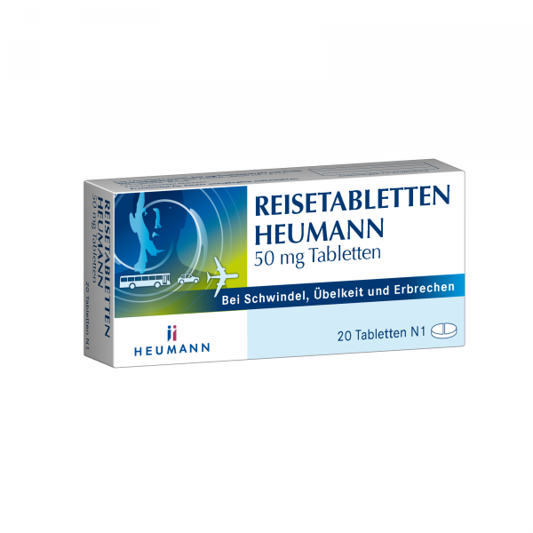 Abbildung für REISETABLETTEN Heumann 50 mg Tabletten