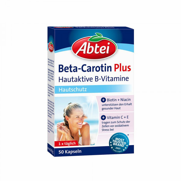 Abbildung für ABTEI Beta-Carotin Plus Hautaktive B-Vitamine Kps.