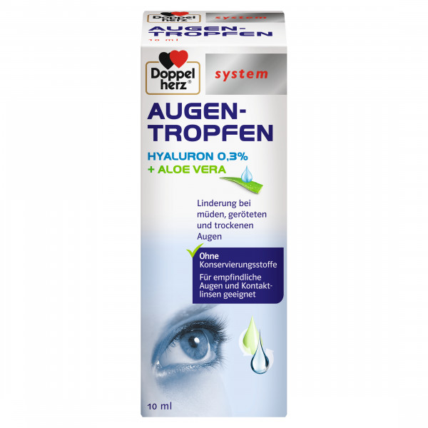 Abbildung für DOPPELHERZ Augen-Tropfen Hyaluron 0,3% system