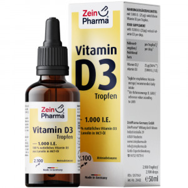 Abbildung für VITAMIN D3 TROPFEN 1.000 I.E. 2100 Tro.ZeinPharma