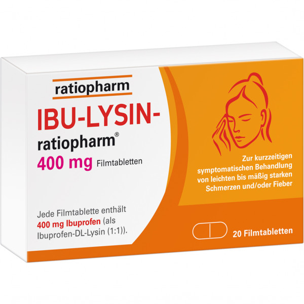 Abbildung für IBU-LYSIN-ratiopharm 400 mg Filmtabletten