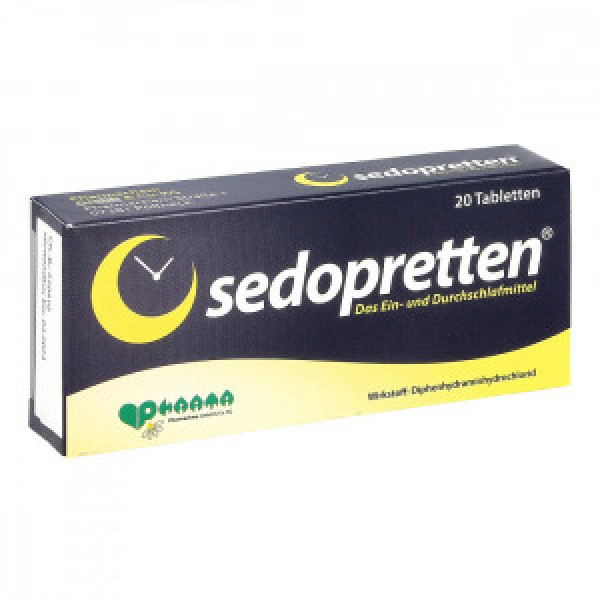 Abbildung für SEDOPRETTEN 50 mg Tabletten