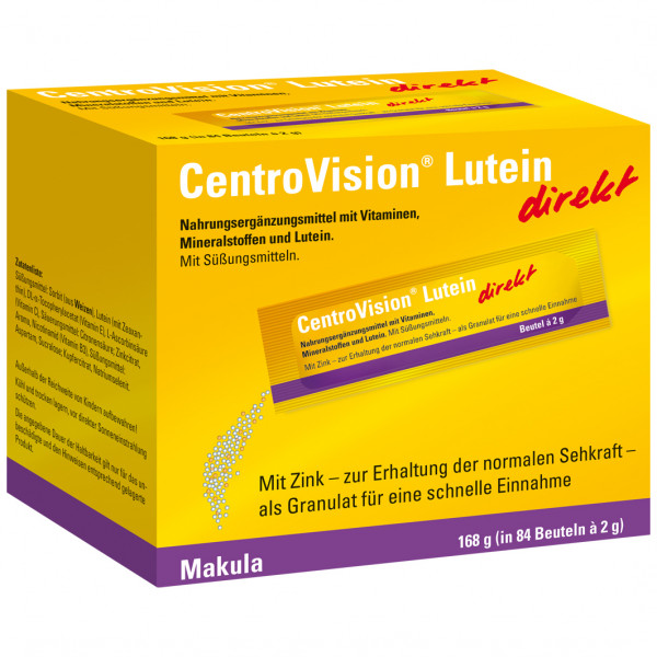Abbildung für CENTROVISION Lutein direkt Granulat