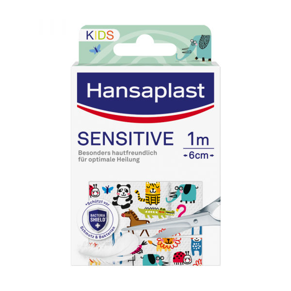 Abbildung für HANSAPLAST Sensitive Kinder Pflaster 6 cmx1 m
