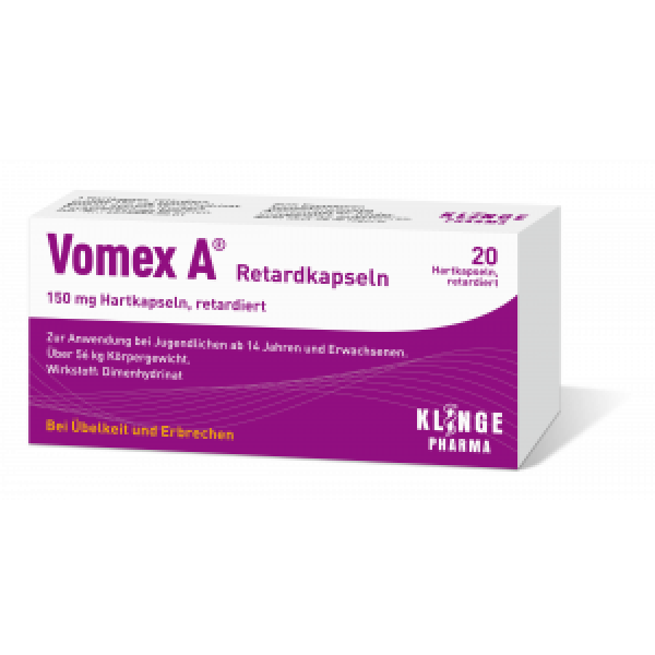 Abbildung für VOMEX A Retardkapseln