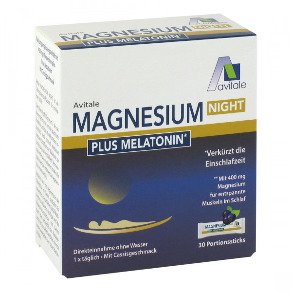 Abbildung für MAGNESIUM NIGHT plus 1 mg Melatonin Direktsticks