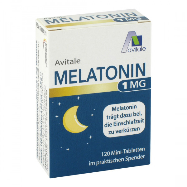 Abbildung für MELATONIN 1 mg Mini-Tabletten im Spender