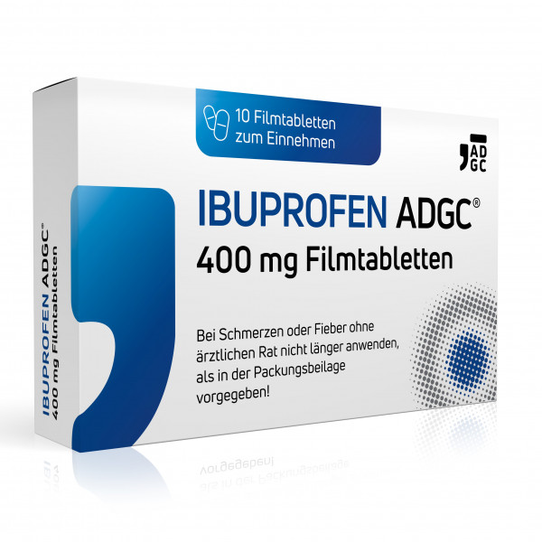 Abbildung für IBUPROFEN ADGC 400 mg Filmtabletten