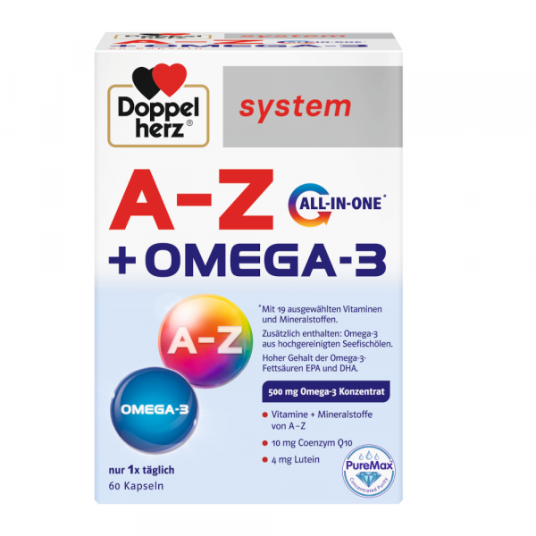 Abbildung für DOPPELHERZ A-Z+Omega-3 all-in-one system Kapseln