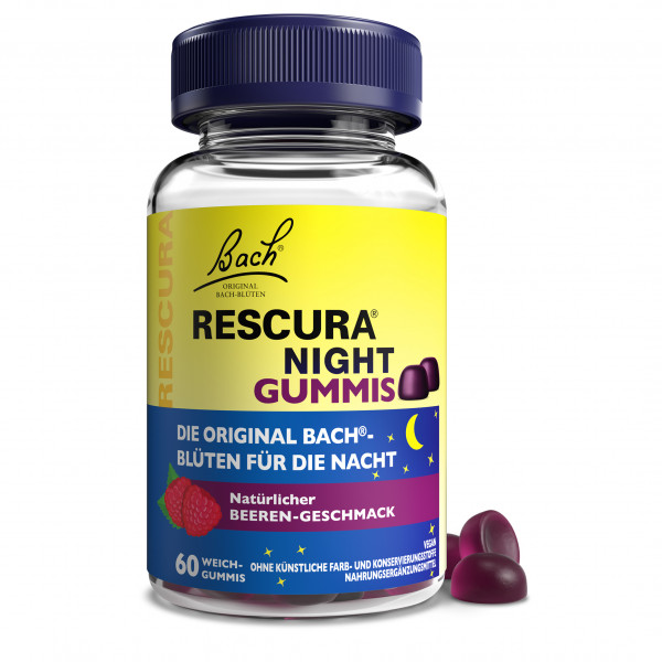 Abbildung für Bach RESCURA® NIGHT Gummis Beere, 60 Stück