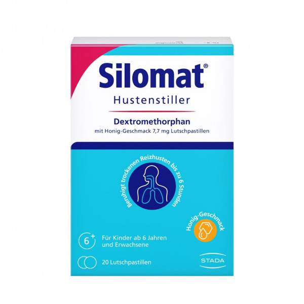 Abbildung für SILOMAT Hustenstiller DMP m.Honig-Geschm.7,7mg LUP