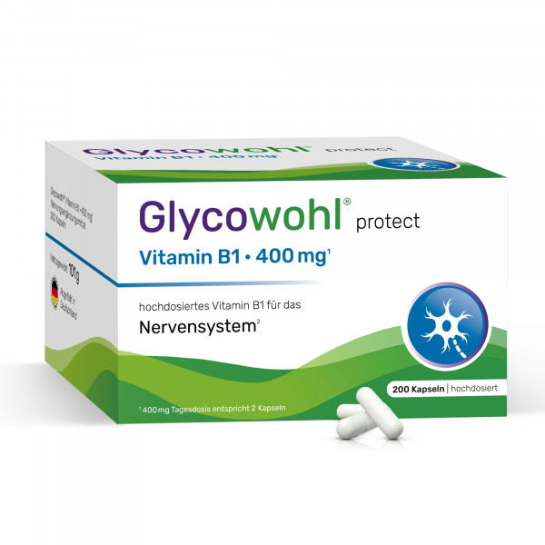Abbildung für GLYCOWOHL Vitamin B1 Thiamin 400 mg hochdos.Kaps.