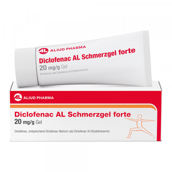 Abbildung für Diclofenac AL Schmerzgel forte 20 mg / g bei akutem Bewegungsschmerz nach stumpfem Trauma