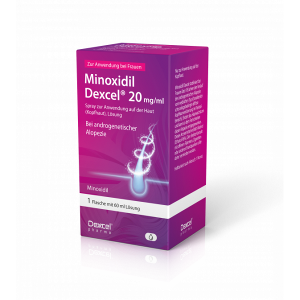 Abbildung für MINOXIDIL Dexcel 20 mg/ml Spray z.Anw.a.d.Kopfhaut