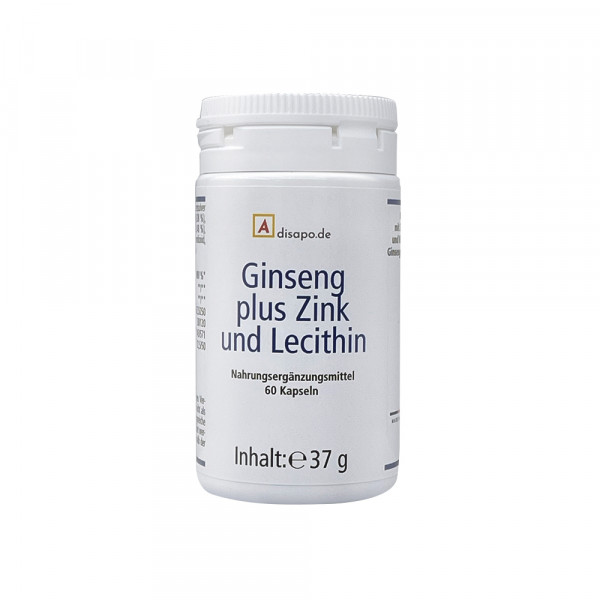 Abbildung für DISAPO Ginseng Plus Zink & Lecithin Kapseln