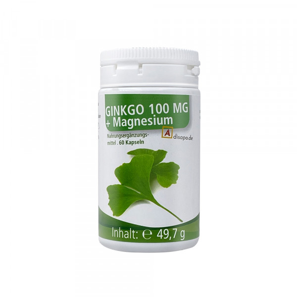 Abbildung für DISAPO Ginkgo 100mg + Magnesium Kapseln