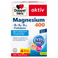DOPPELHERZ Magnesium 400+B1+B6+B12+Folsäure Tabl.