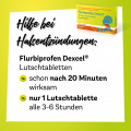 FLURBIPROFEN Dexcel 8,75 mg bei Halsschmerzen Lutschtabletten