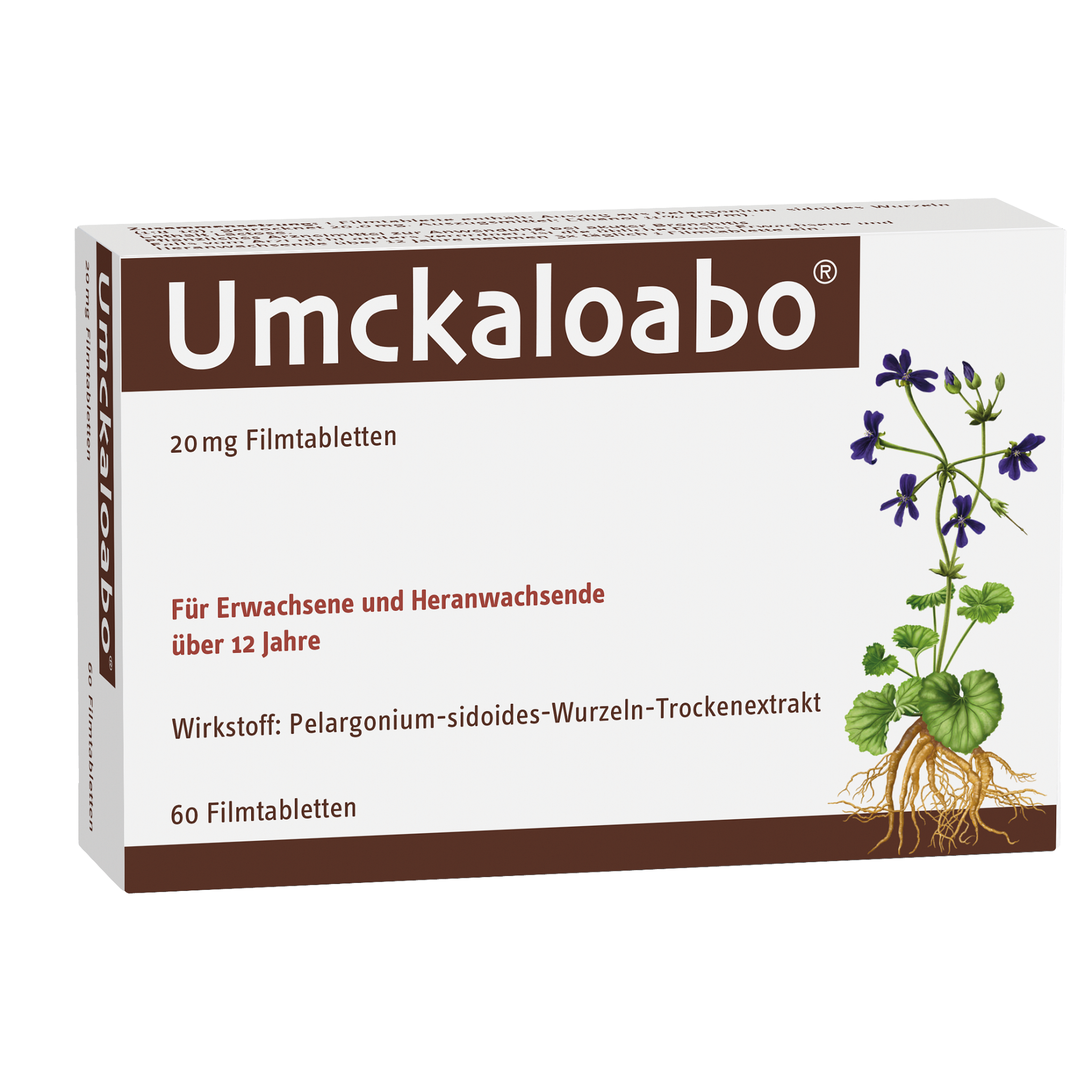 Abbildung für UMCKALOABO 20 mg Filmtabletten