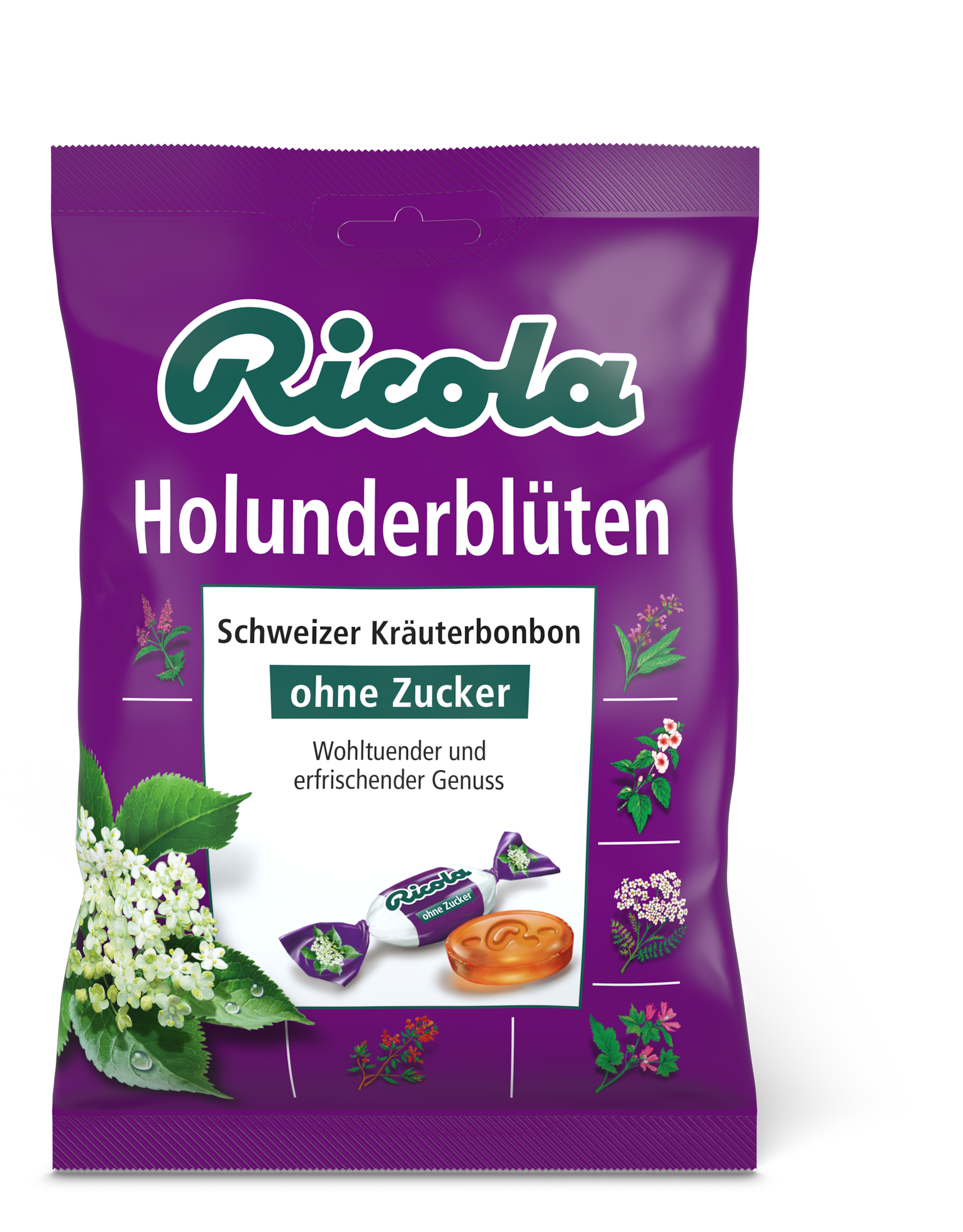 Abbildung für RICOLA o.Z.Beutel Holunderblüten Bonbons