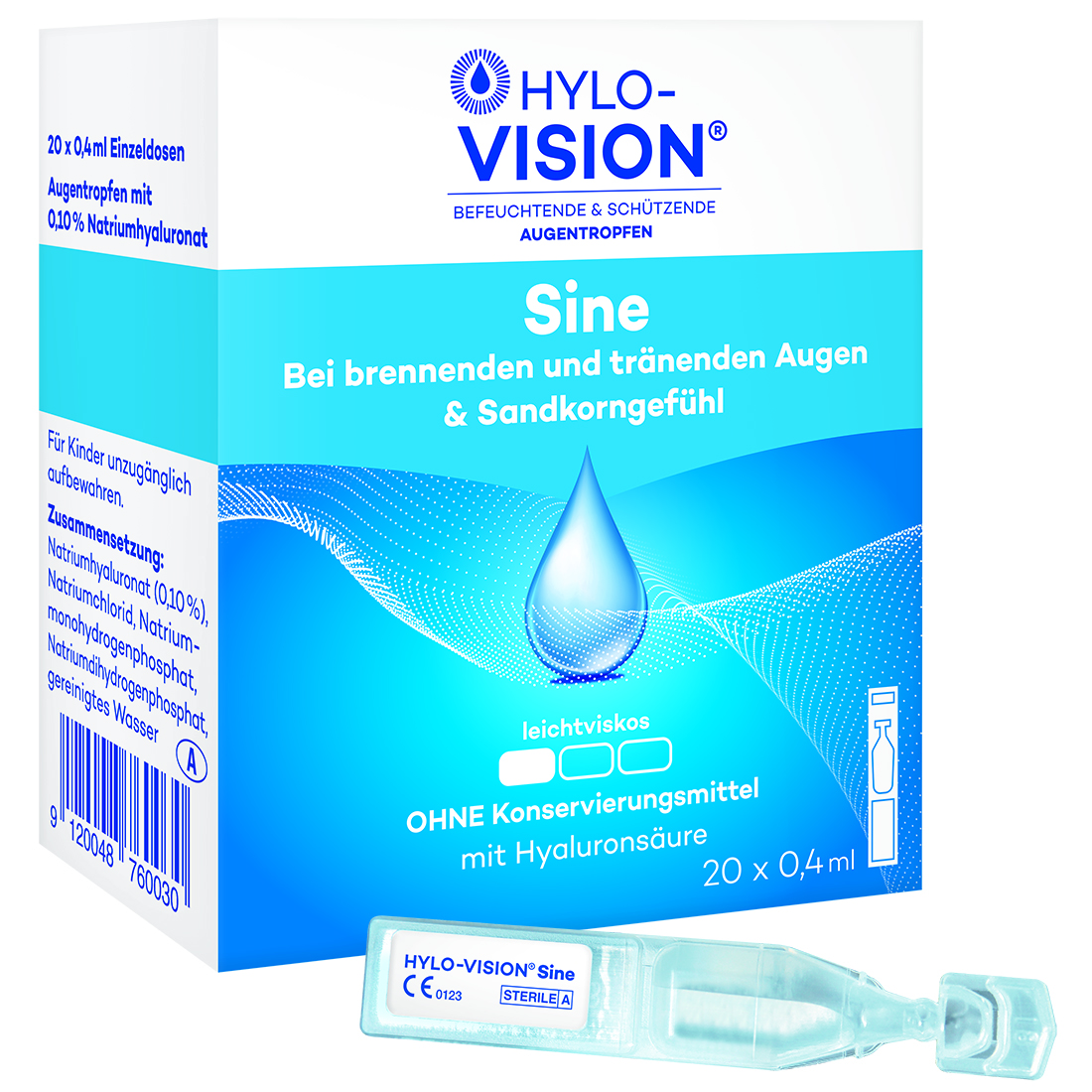 Abbildung für HYLO-VISION sine Einzeldosispipetten