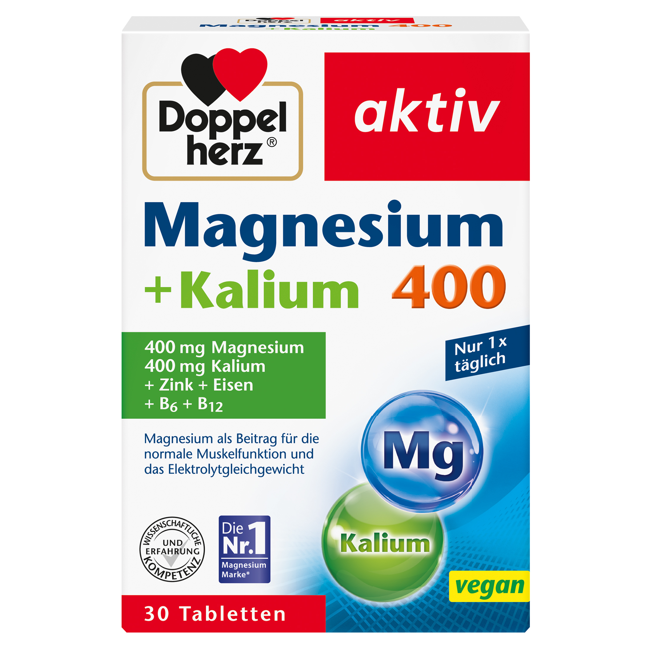 Abbildung für DOPPELHERZ Magnesium+Kalium Tabletten