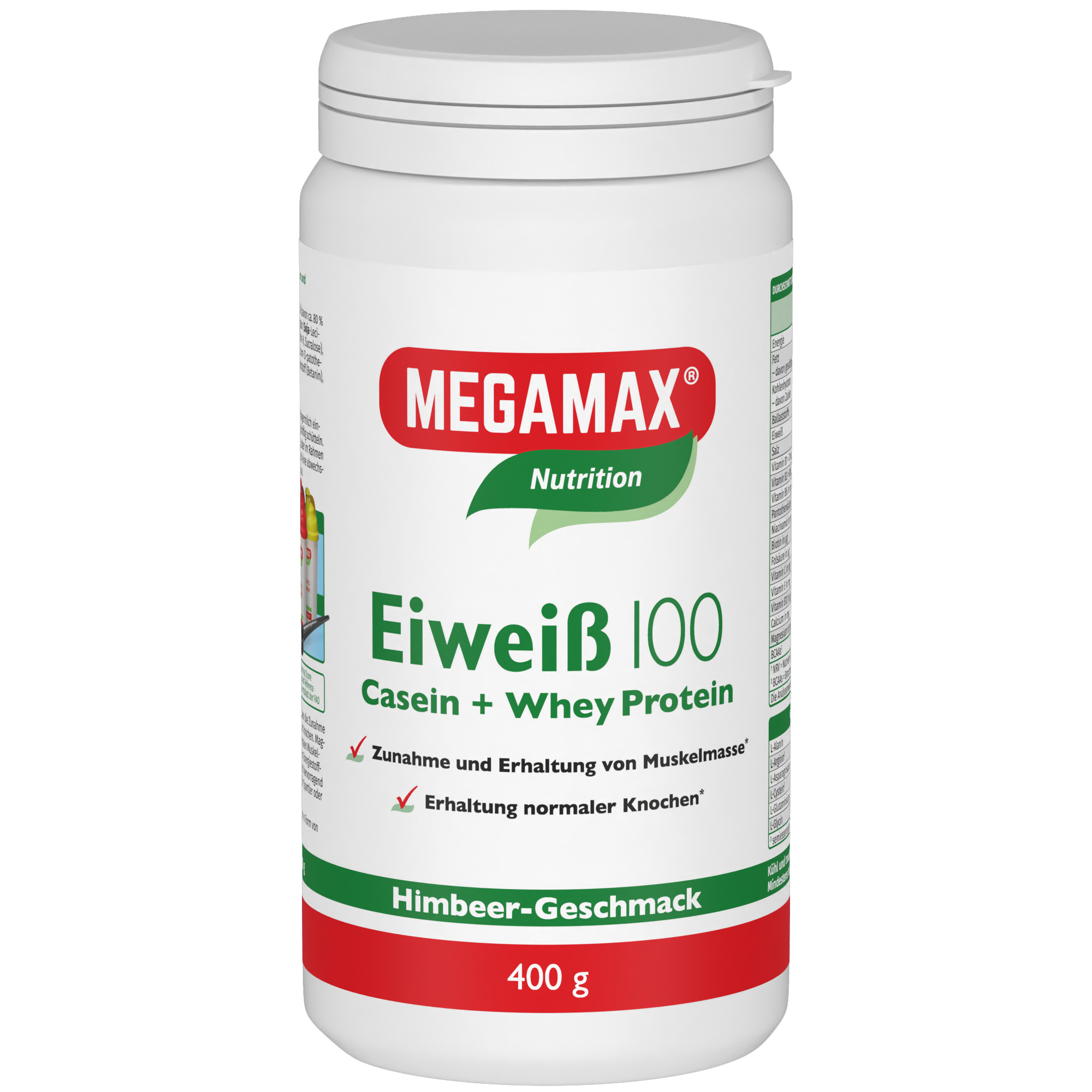 Abbildung für EIWEISS 100 Himbeer Quark Megamax Pulver