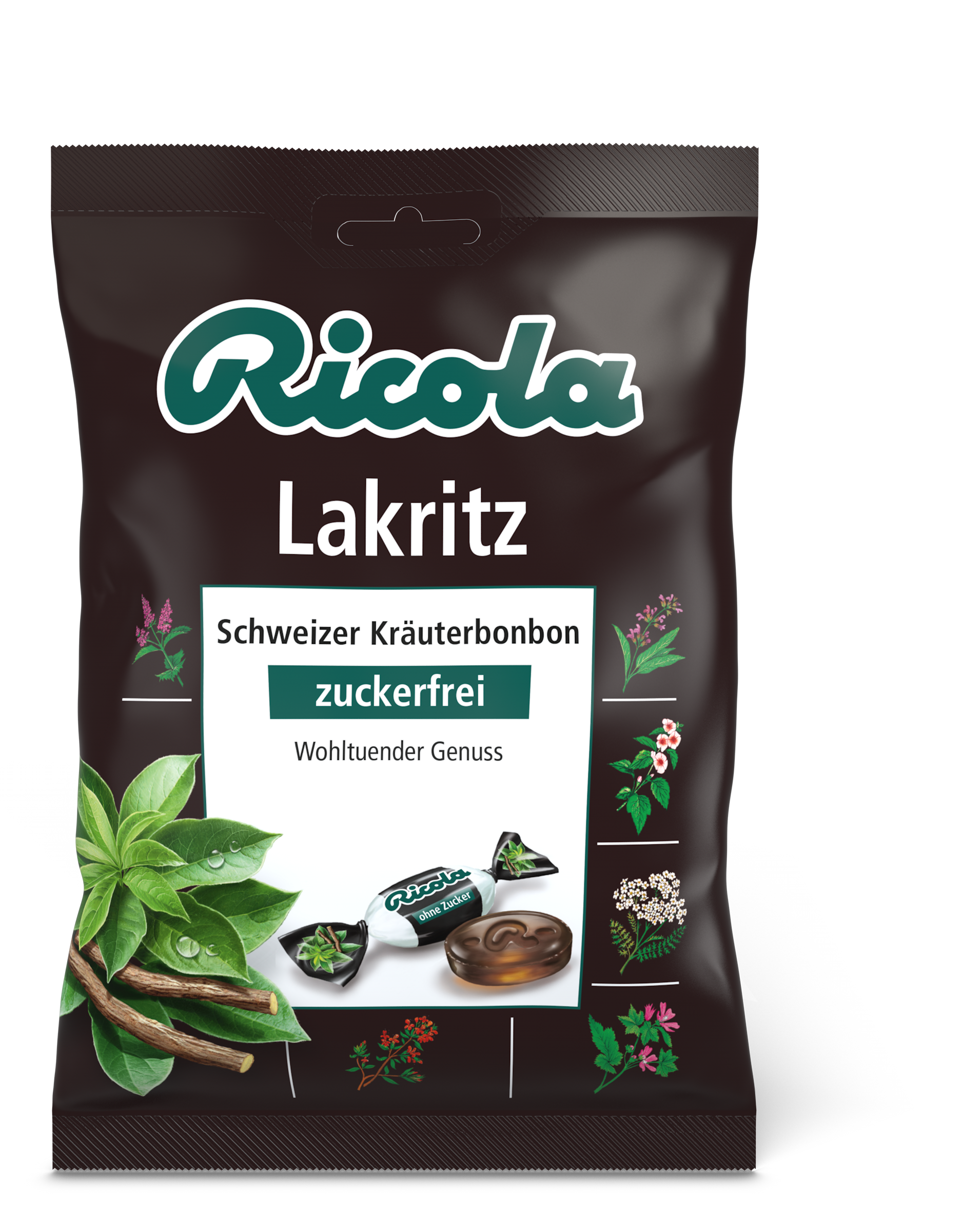 Abbildung für RICOLA o.Z.Beutel Lakritz Bonbons