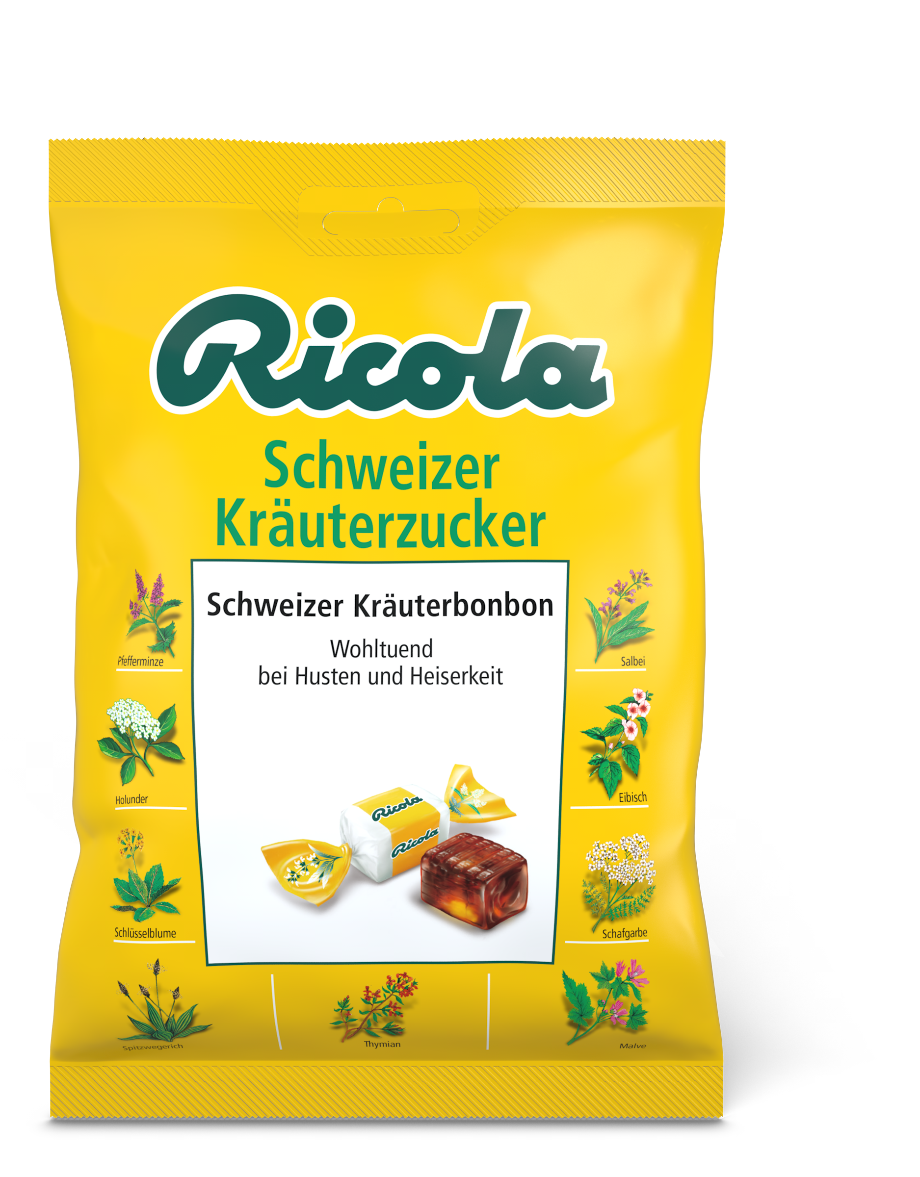 Abbildung für RICOLA m.Z.Beutel Kräuter Bonbons