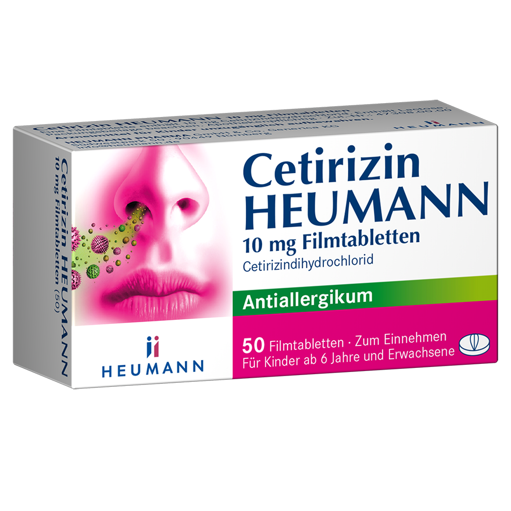 Abbildung für CETIRIZIN Heumann 10 mg Filmtabletten