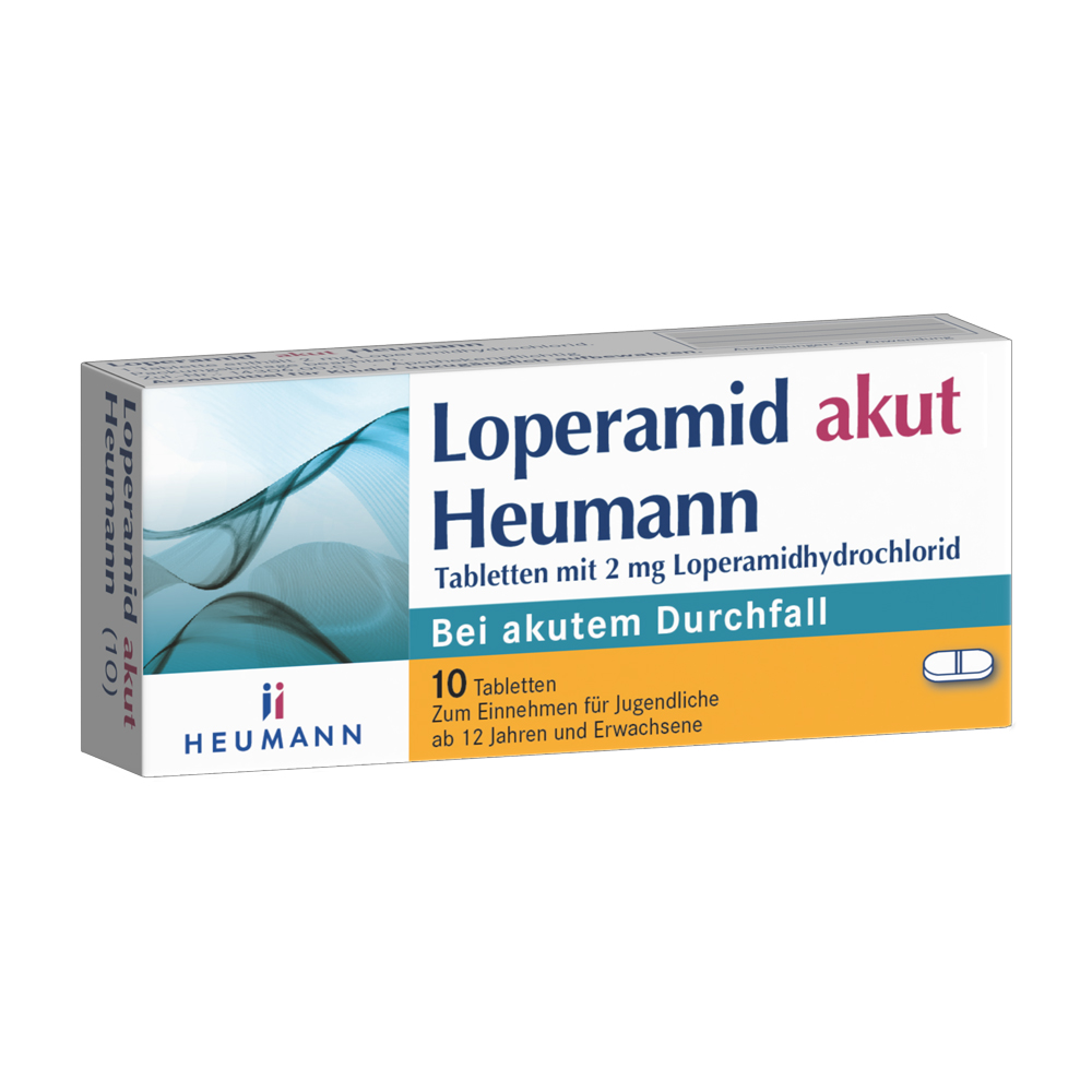 Abbildung für LOPERAMID akut Heumann Tabletten bei akutem Durchfall lactosefrei