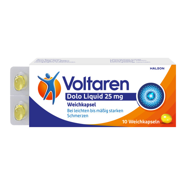 Abbildung für VOLTAREN Dolo Liquid 25 mg Weichkapseln