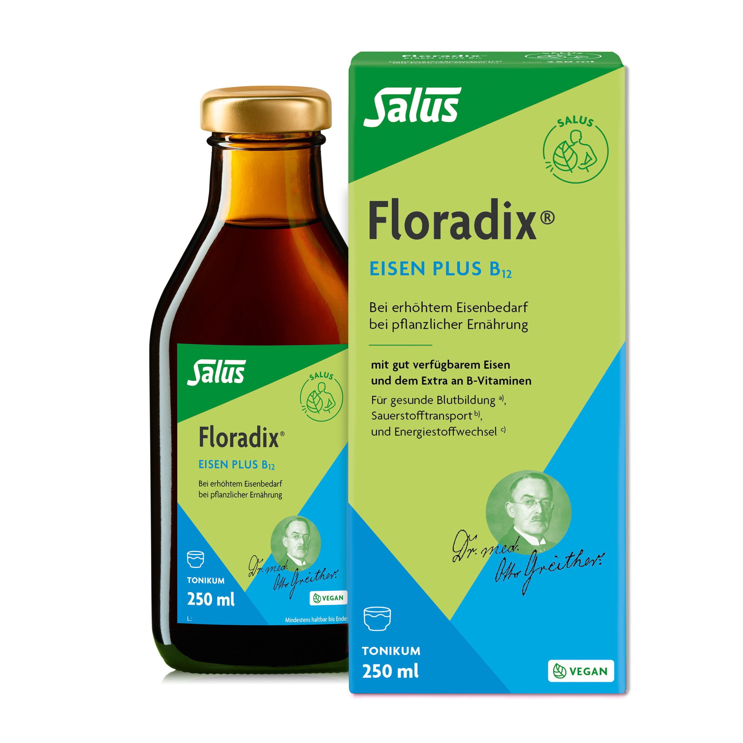 Abbildung für FLORADIX Eisen plus B12 vegan Tonikum
