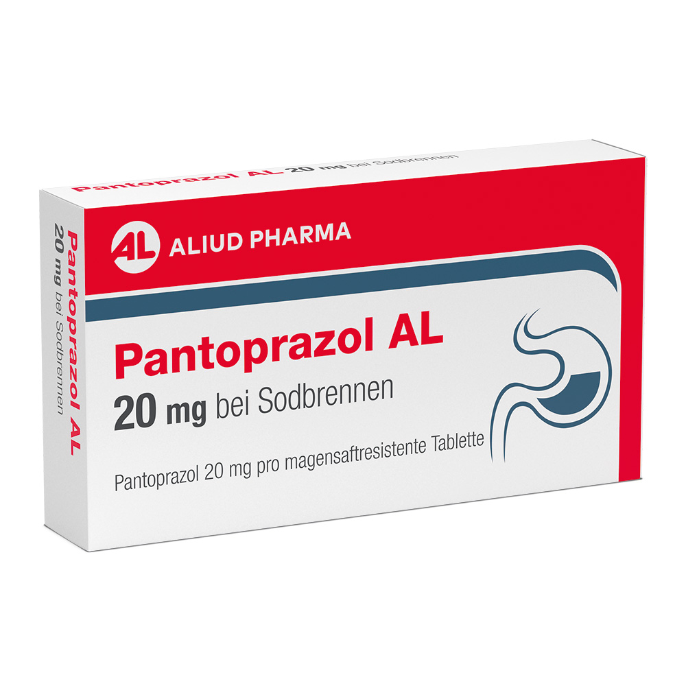Abbildung für Pantoprazol AL 20 mg bei Sodbrennen